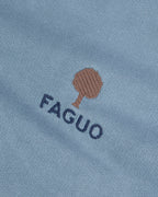 Denim Blue Crew-Neck Sweatshirt