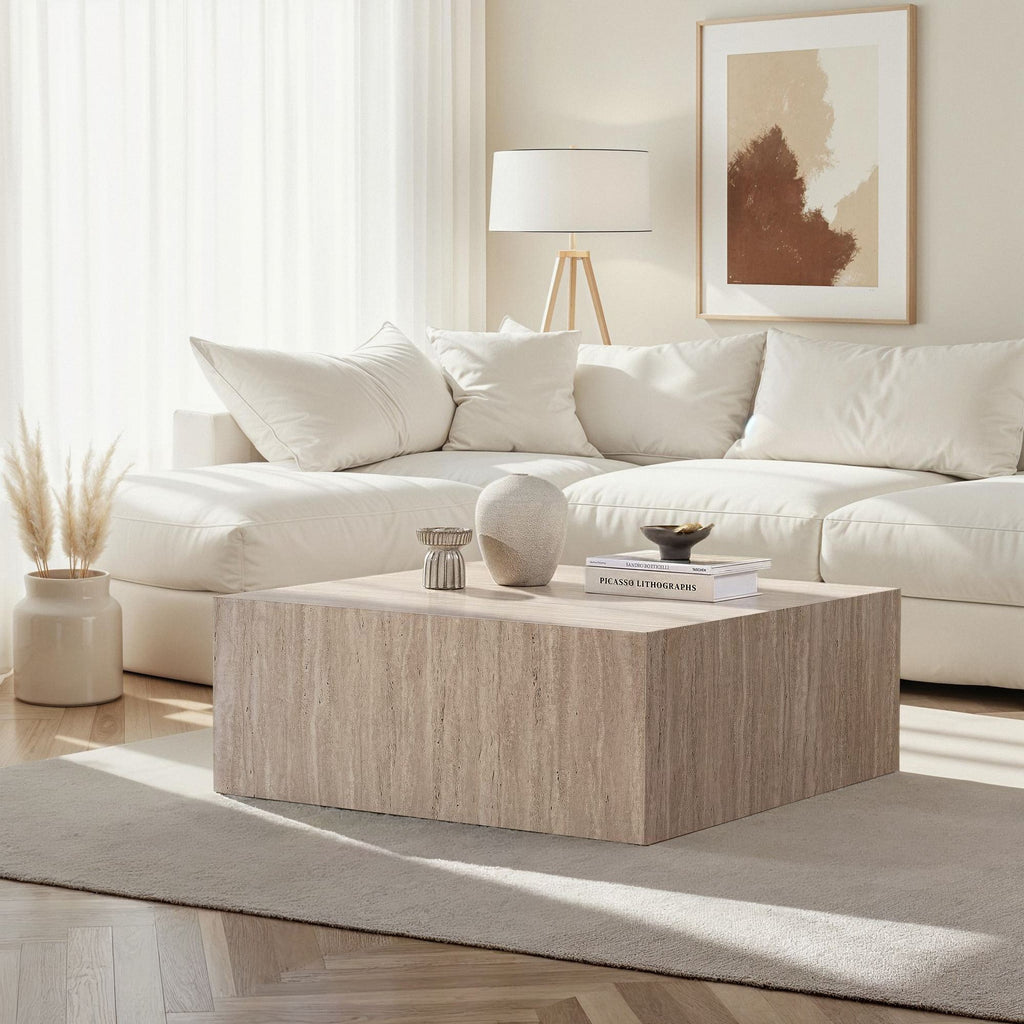 Prizma - Table Basse - Travertine
