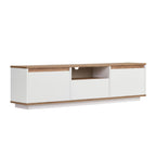 Meubles Tv Sentinel - Pin Atlantique / Blanc