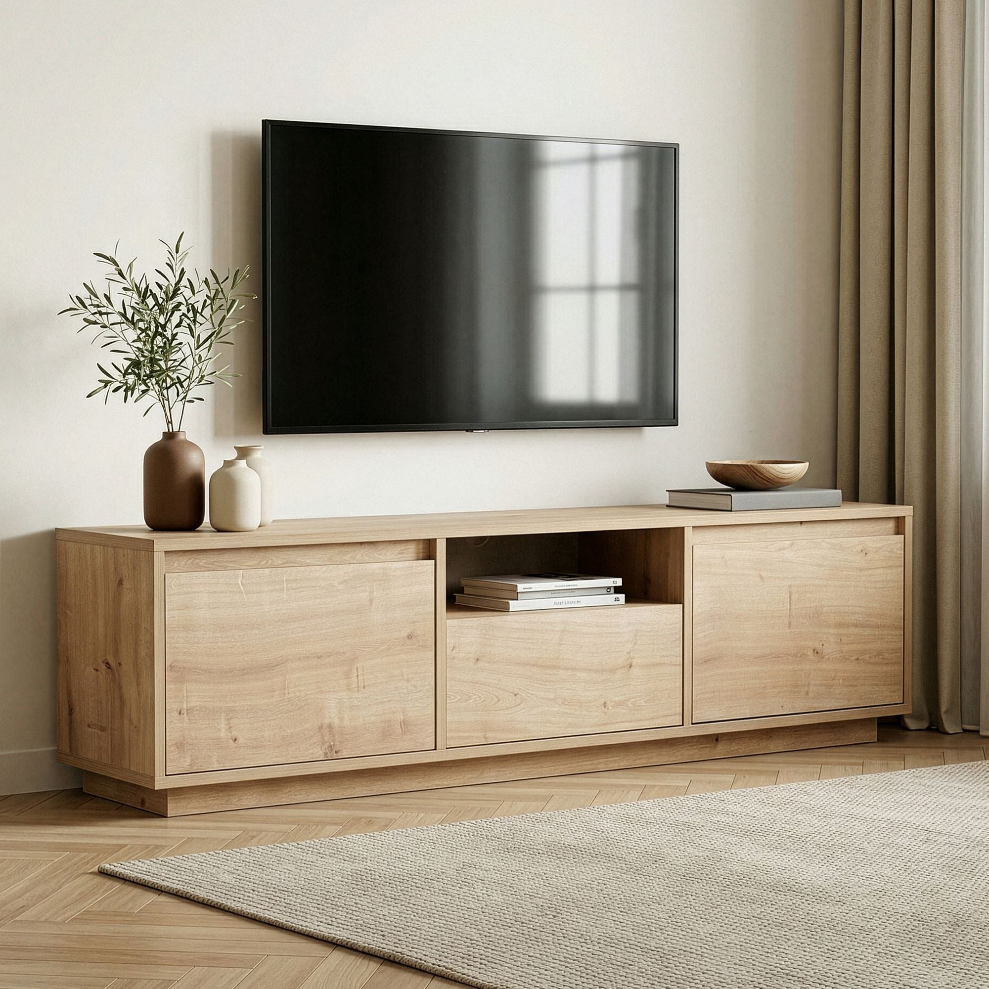 Meubles Tv Sentinel - Chêne Saphir