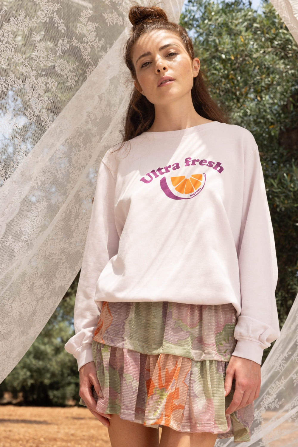 La Mini Jupe Lucia À Fleurs