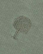 Sudadera de cuello redondo caqui claro