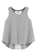 Vest Top - Light Grey Marl - Girls