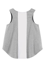Vest Top - Light Grey Marl - Girls