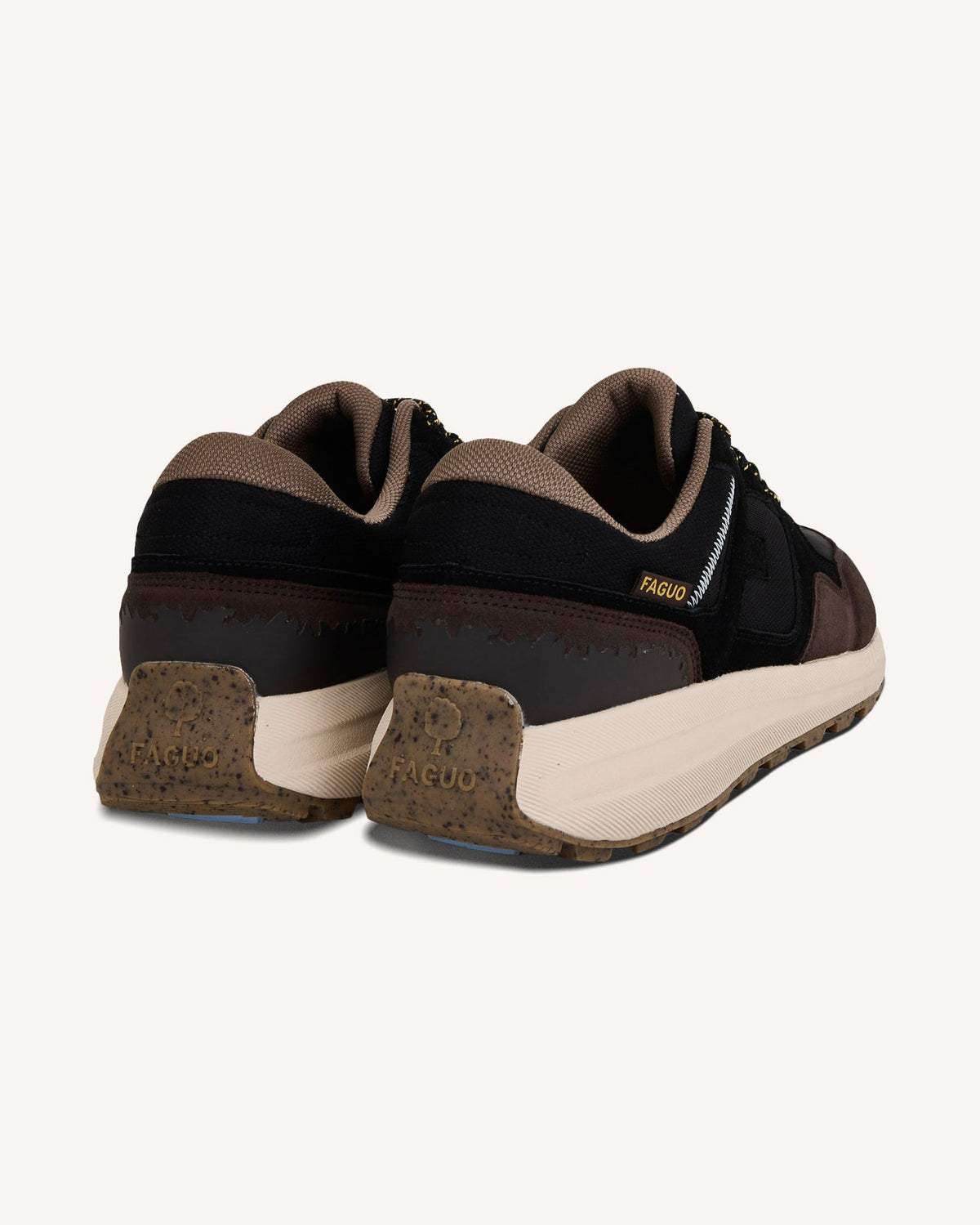 Baskets Noir Et Marron Foncé