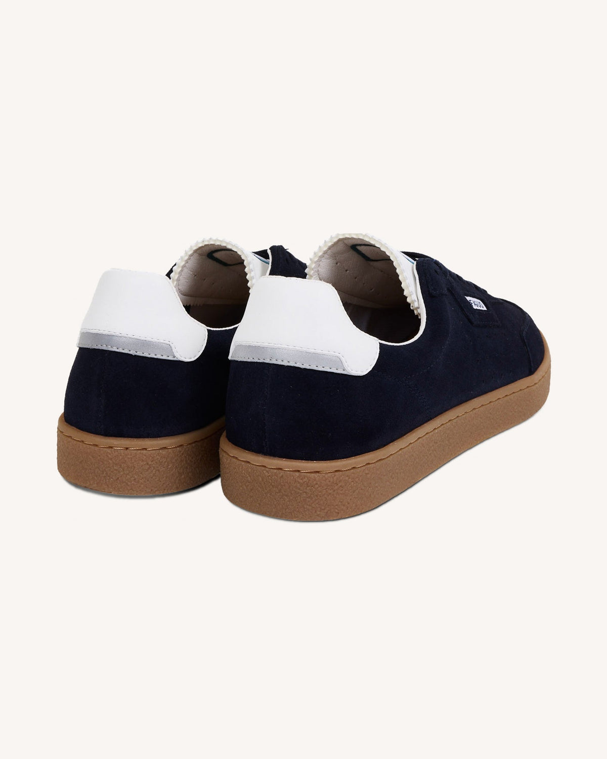 Sneakers in pelle scamosciata blu navy