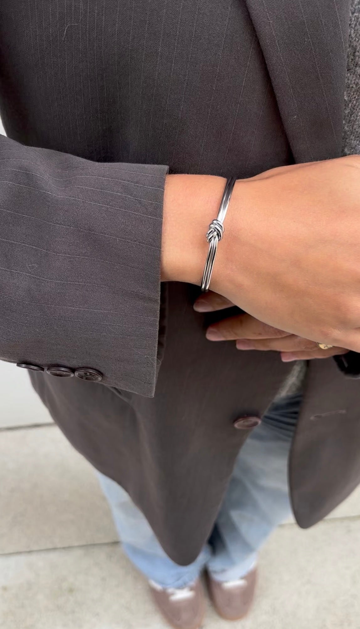 Knot Bangle Bracelet