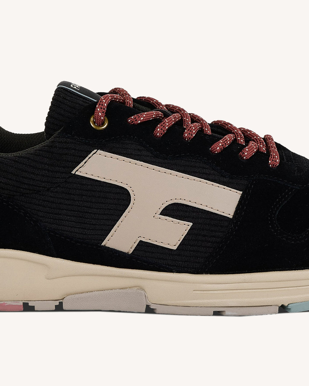Black Suede Leather Trainers