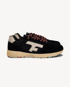 Black Suede Leather Trainers