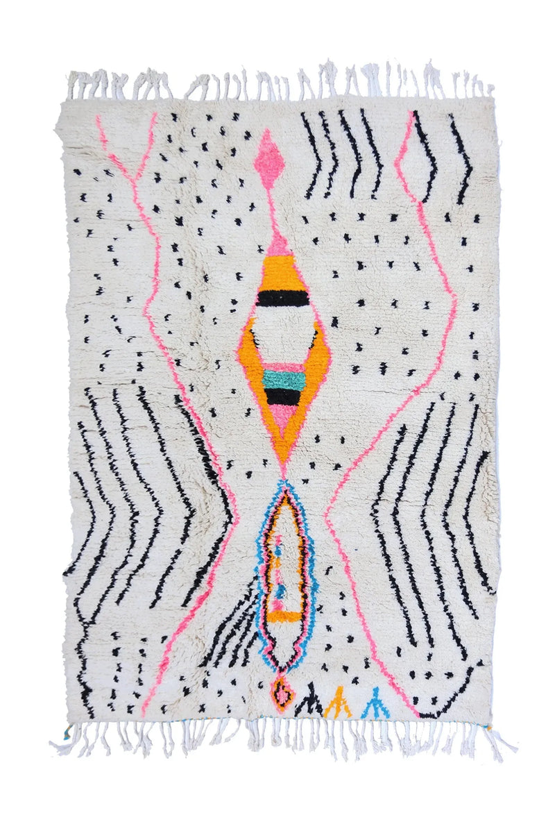 Tapis Berbère Coloré - 279 x 177 cm