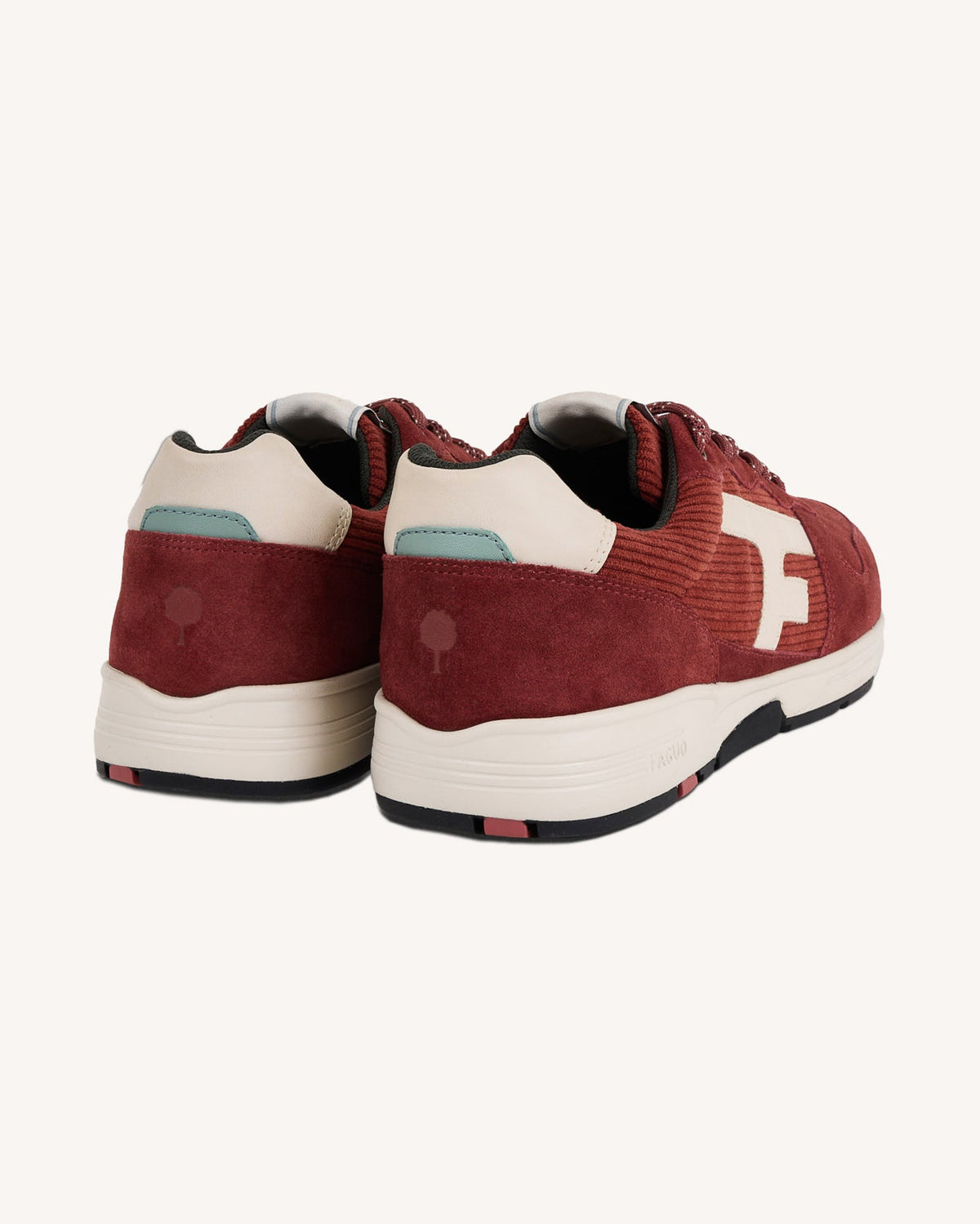 Zapatillas de ante burdeos