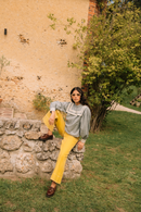 Blouse Jasmée - Carreaux Bleu