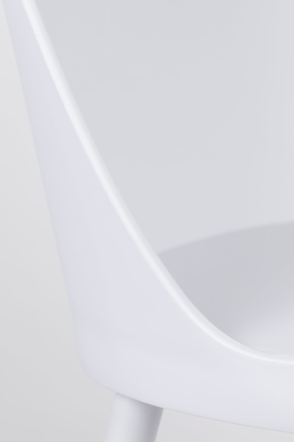 Pip All - Dining Chair - Polypropylene Plastic - White