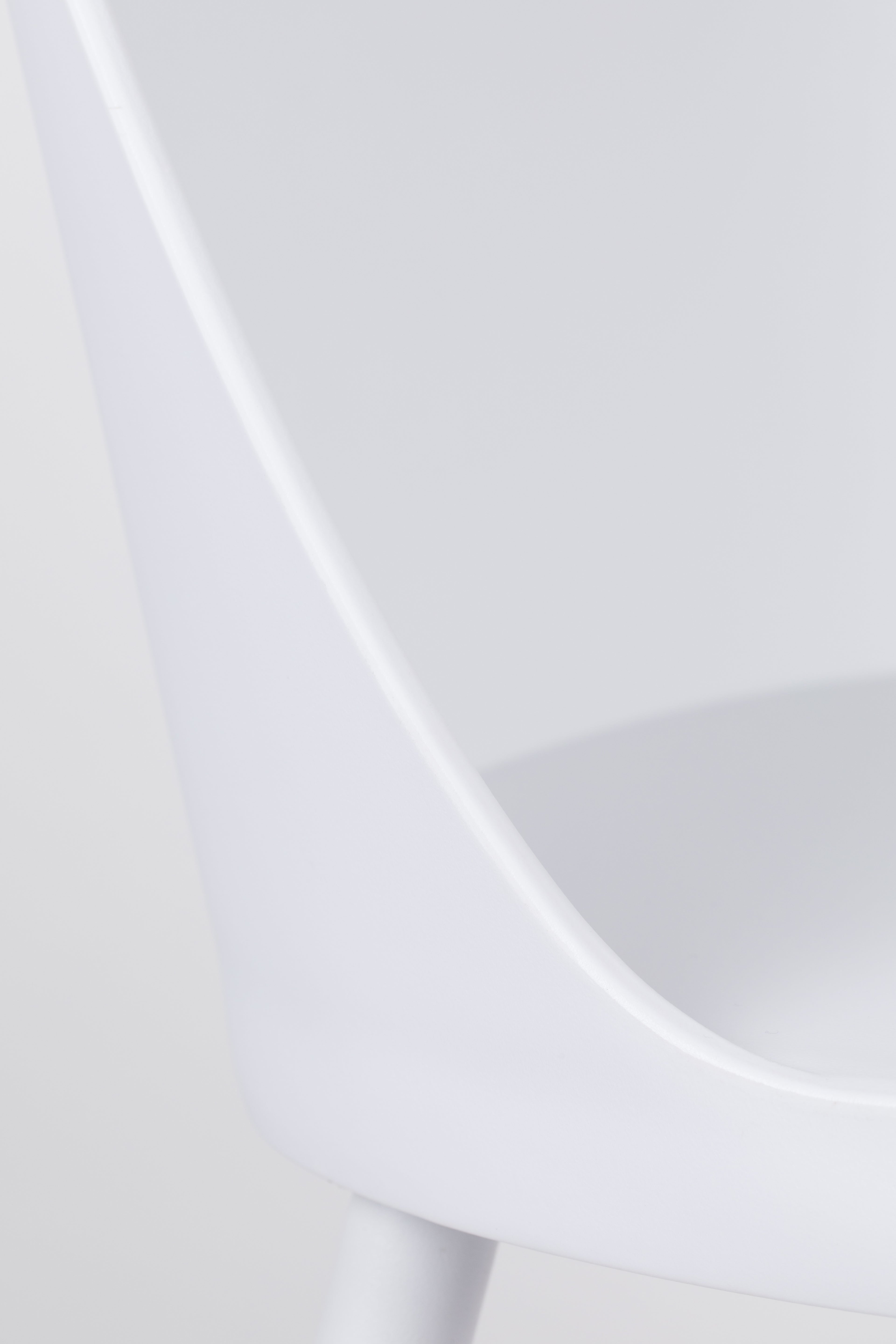 Pip All - Dining Chair - Polypropylene Plastic - White