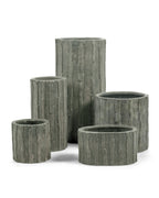 Pottery Rift - Jardinière 03 - M - Grès - Noir Vert