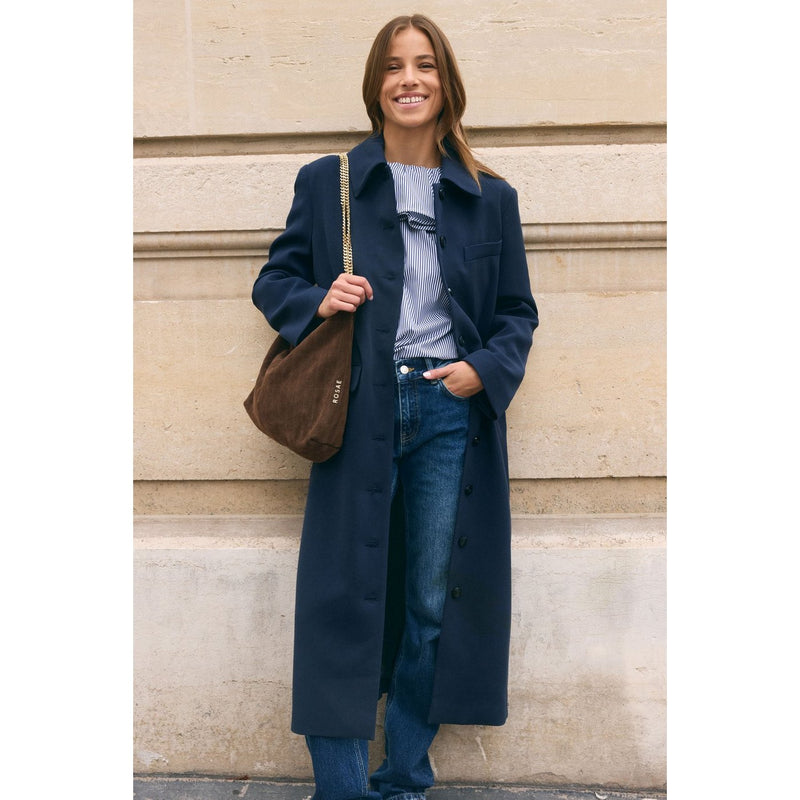 Manteau Le Jourdan - Bleu Marine - Femme