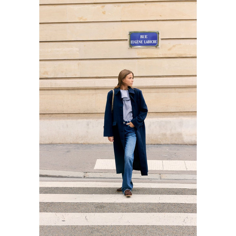 Manteau Le Jourdan - Bleu Marine - Femme