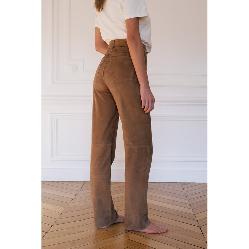 Pantalon Le Danou - Marron Camel - Femme