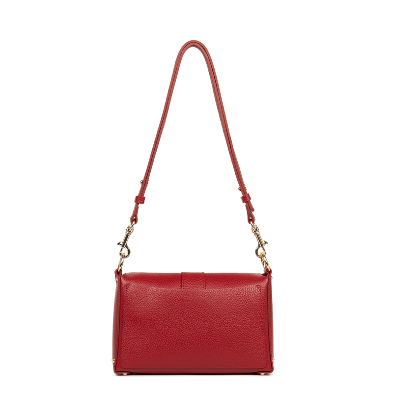 petit sac trotteur - top double #couleur_carmin-in-blush