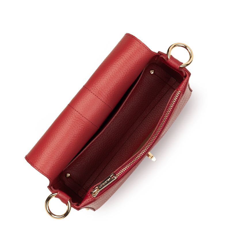 petit sac trotteur - top double #couleur_carmin-in-blush