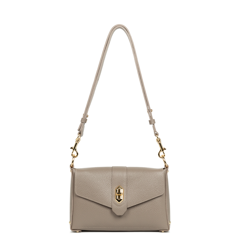 petit sac trotteur - top double #couleur_galet-in-or