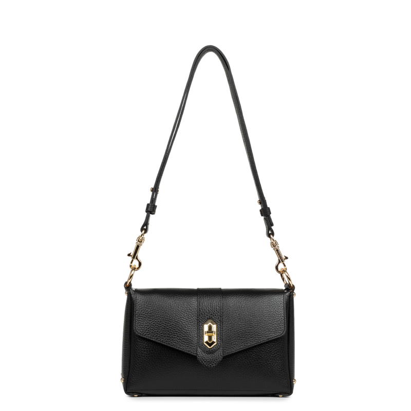 petit sac trotteur - top double #couleur_noir-in-nude