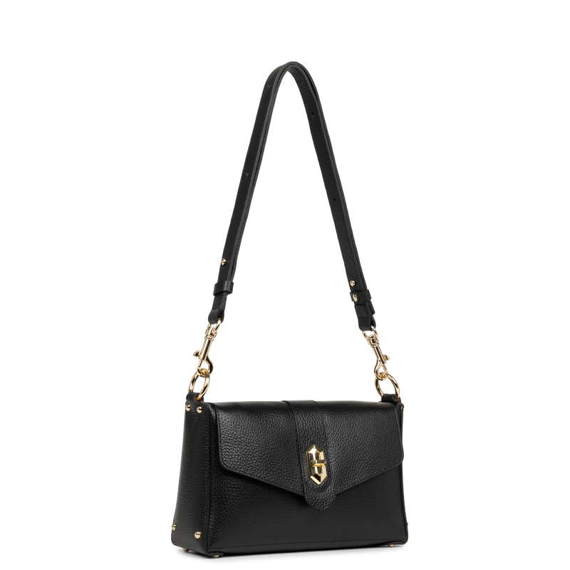 petit sac trotteur - top double #couleur_noir-in-nude
