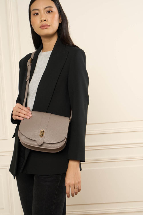 sac besace - top double #couleur_galet-in-or