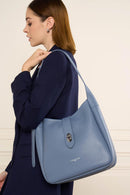 Sac seau - Top Double #couleur_bleu-cendre-in-argent