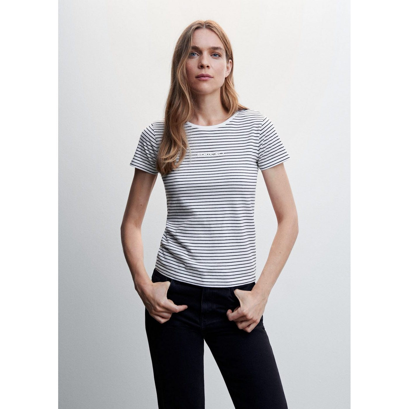 Striped Logo T-Shirt
