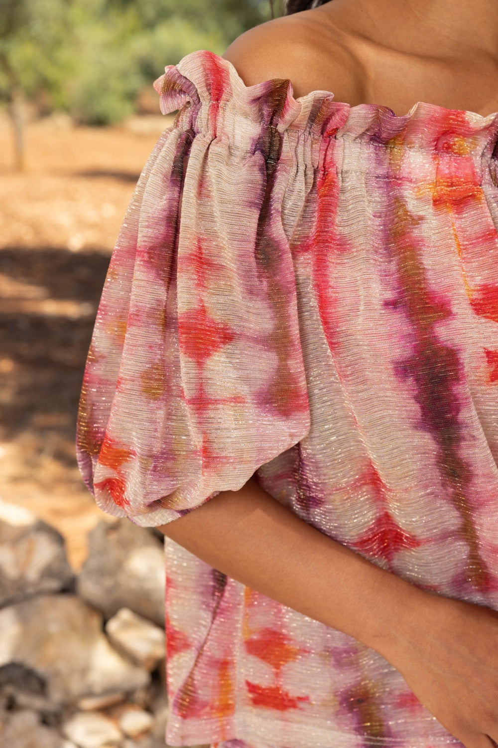 La Blouse Brigitte Tie And Dye