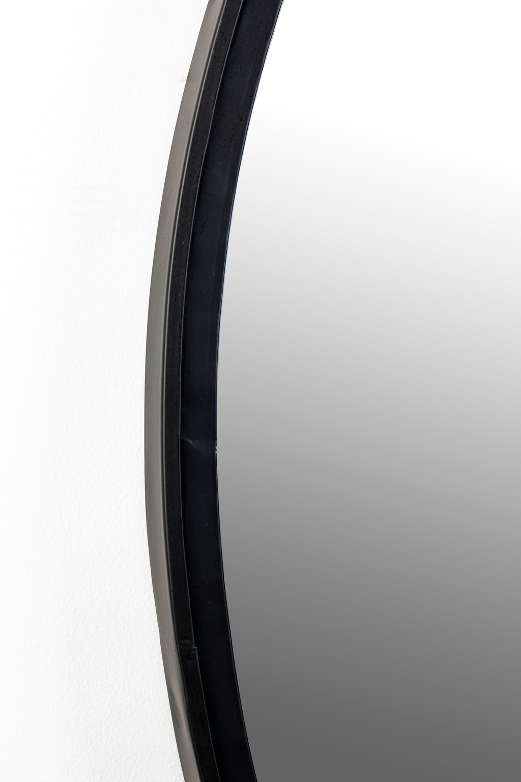 Matz Ovale L - Miroir - Fer - Noir