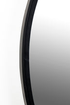 Matz Ovale L - Miroir - Fer - Noir