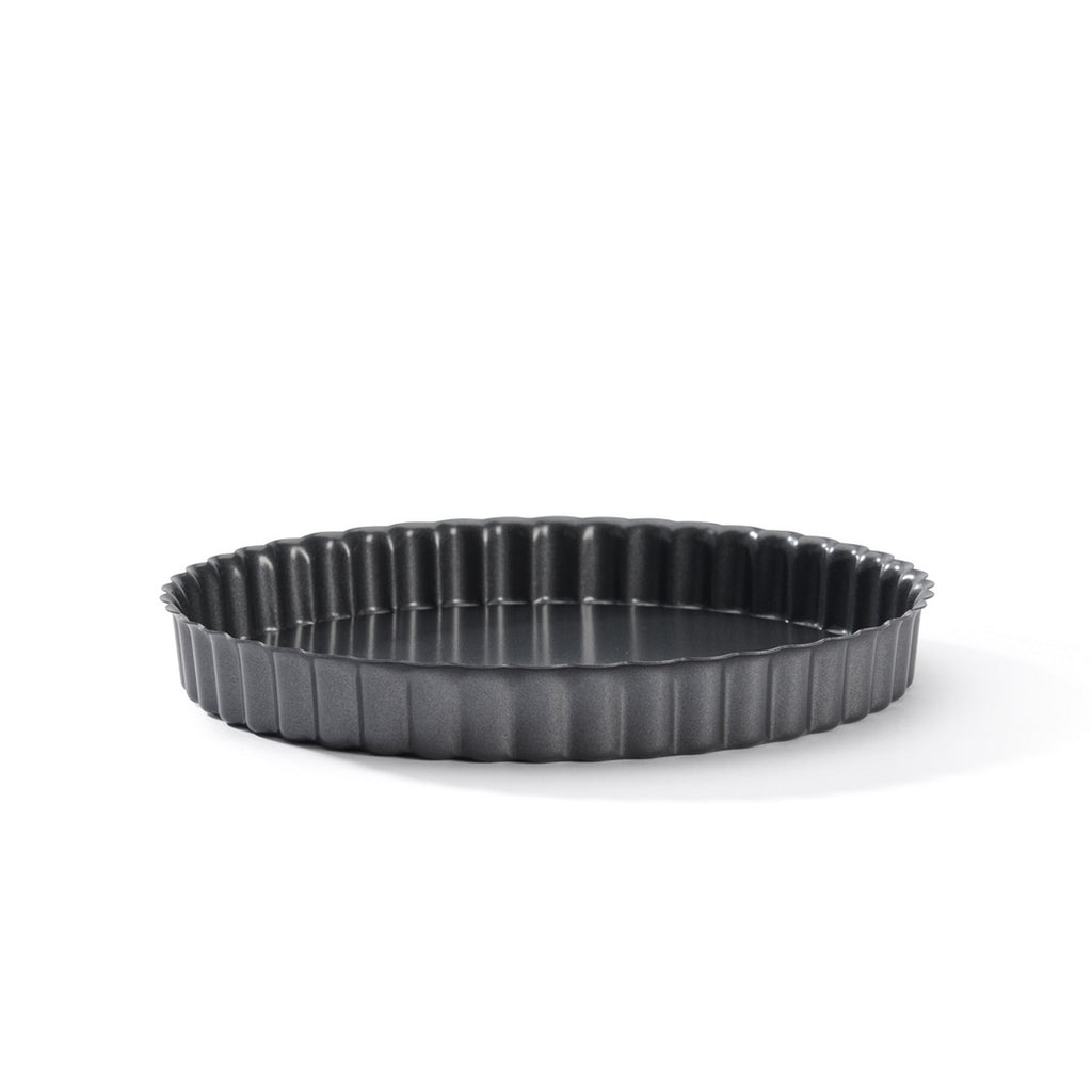 Round Tart Tin with Removable Base in Non-stick Steel - Ø 20 cm