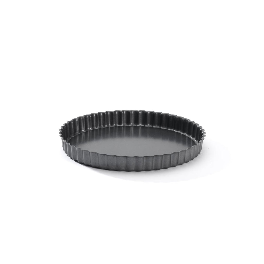 Moule À Tarte Rond À Fond Amovible En Acier Antiadhésif - Ø 24 Cm