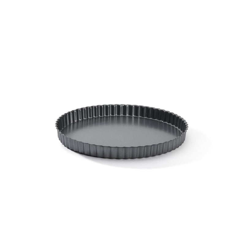 Round Tart Pan With Removable Bottom Non-Stick Steel Ø28Cm