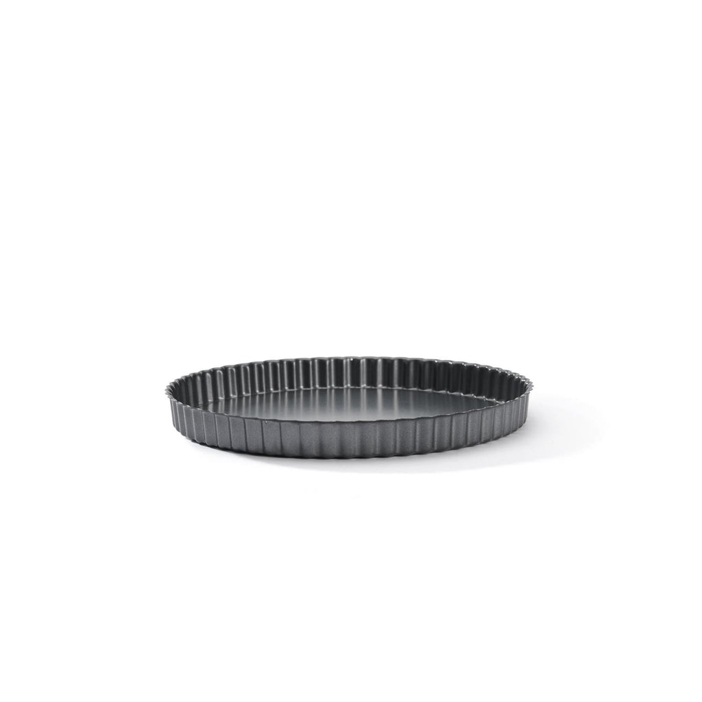 Moule À Tarte Rond À Fond Amovible En Acier Antiadhésif - Ø 28 Cm