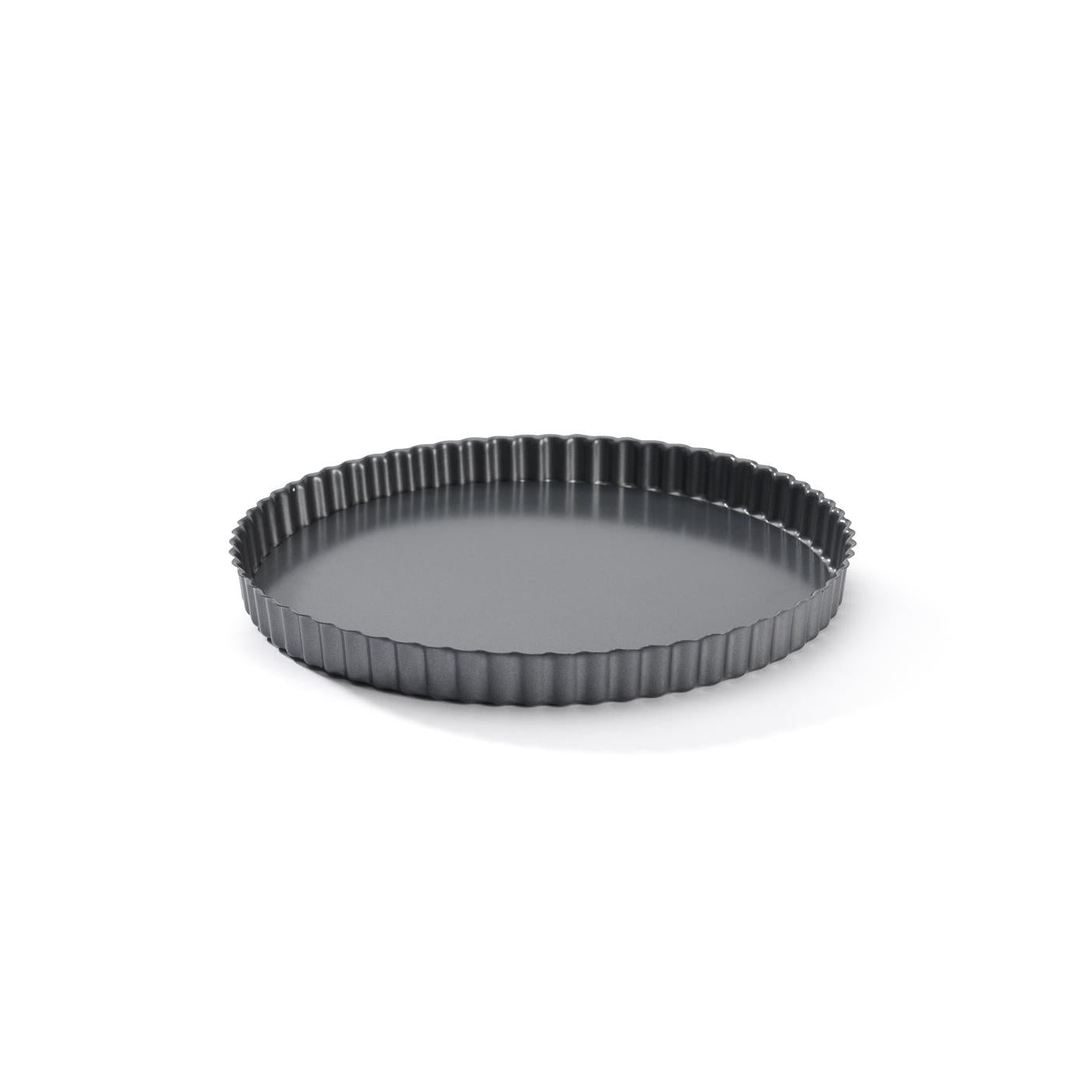 Moule À Tarte Rond À Fond Amovible En Acier Antiadhésif - Ø 28 Cm