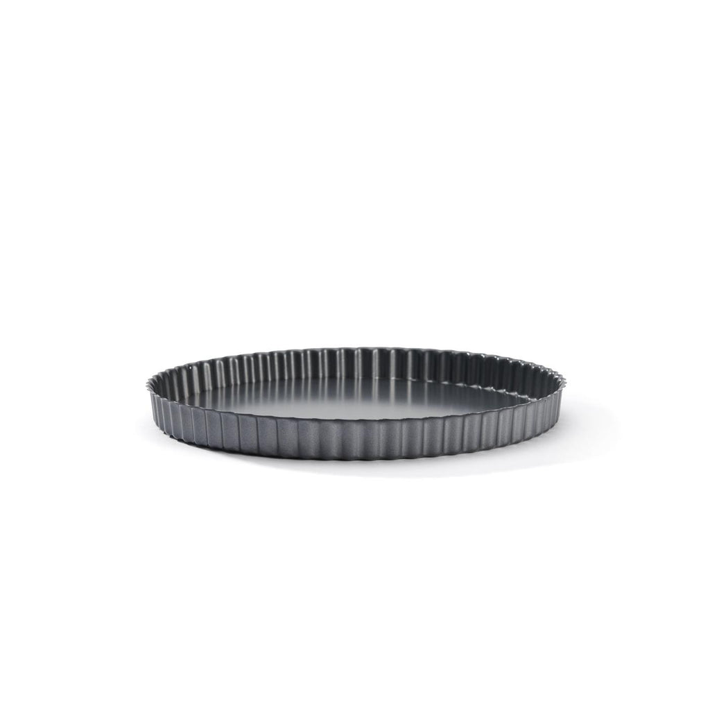 Moule À Tarte Rond À Fond Amovible En Acier Antiadhésif - Ø 28 Cm