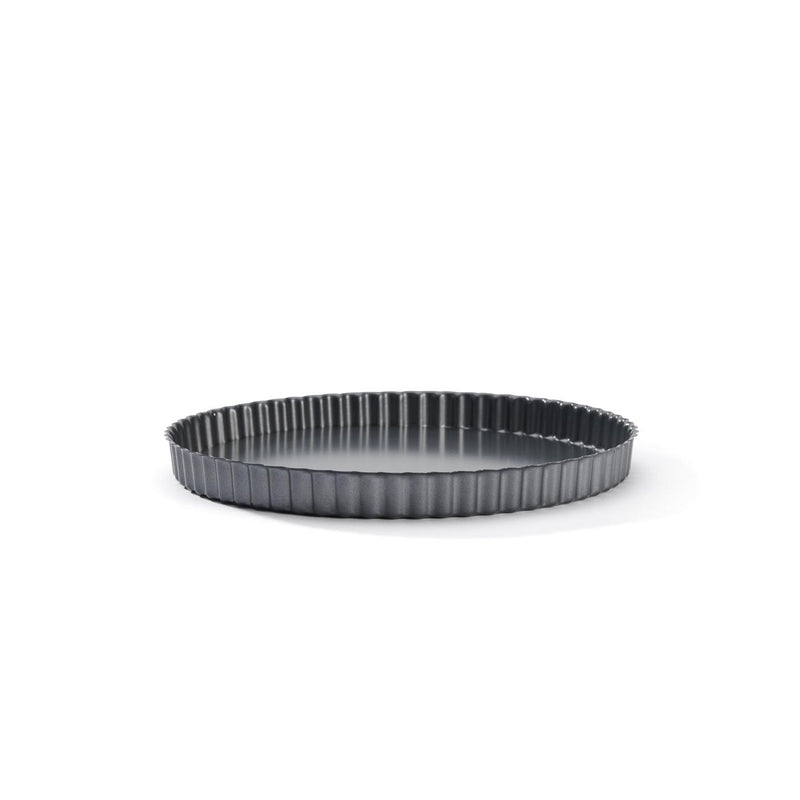 Round Tart Pan With Removable Bottom Non-Stick Steel Ø28Cm