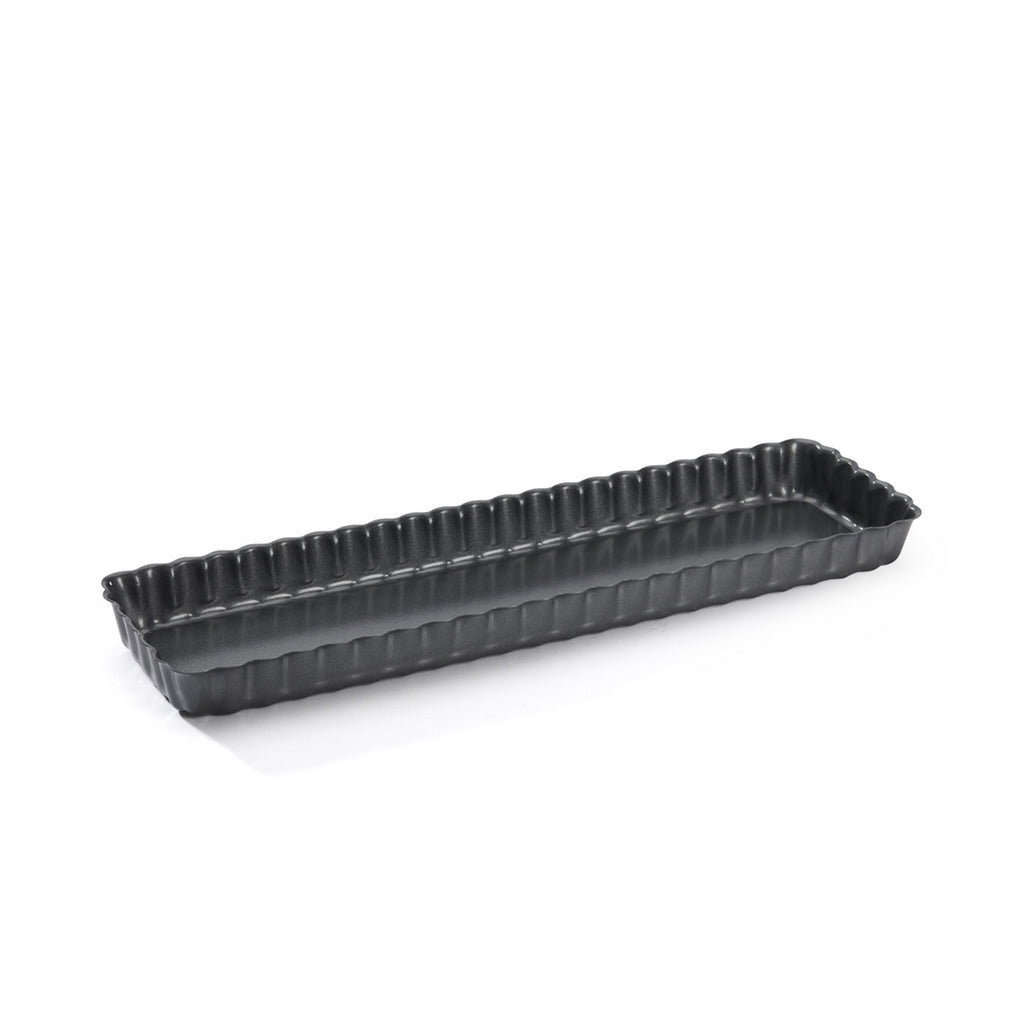 Moule À Tarte Rectangulaire À Fond Amovible En Acier Antiadhésif
