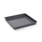 Square Tart Tin with Removable Base in Non-stick Steel
