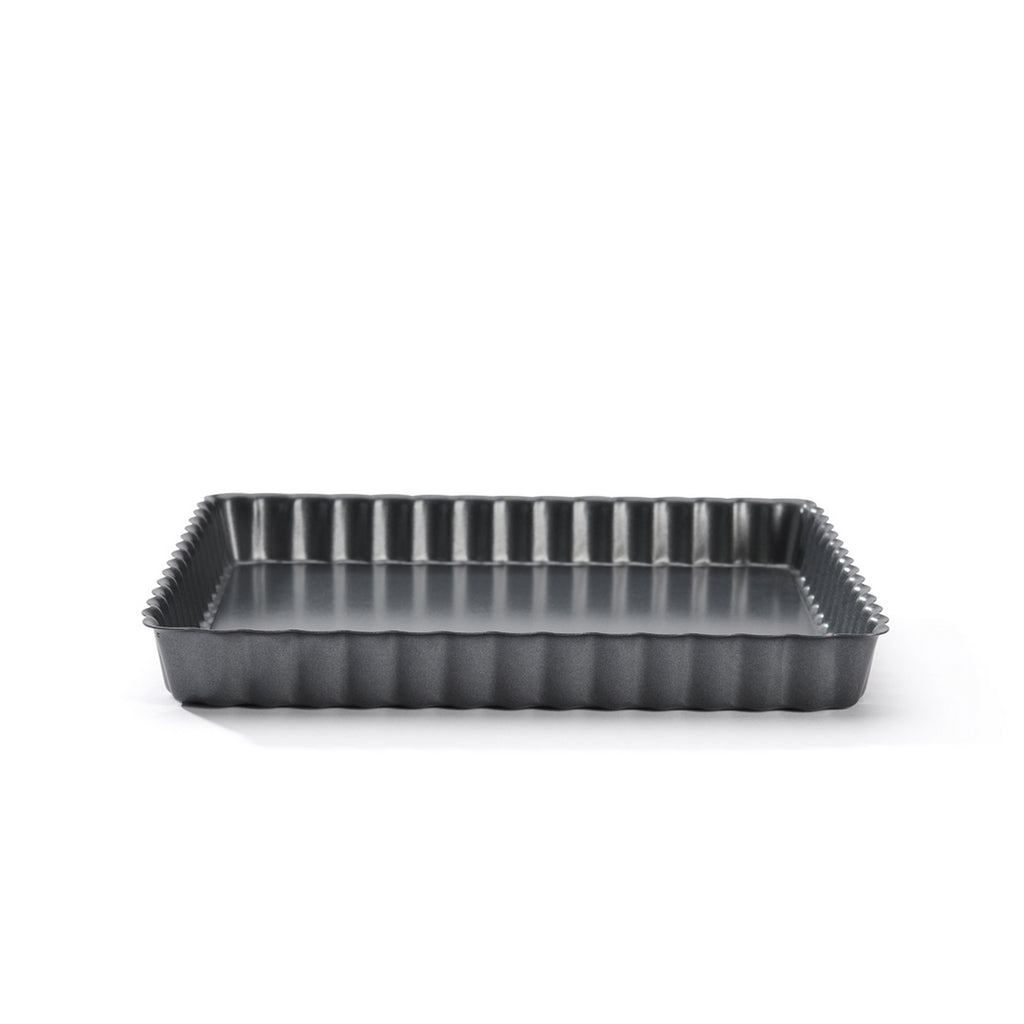 Square Tart Tin with Removable Base in Non-stick Steel
