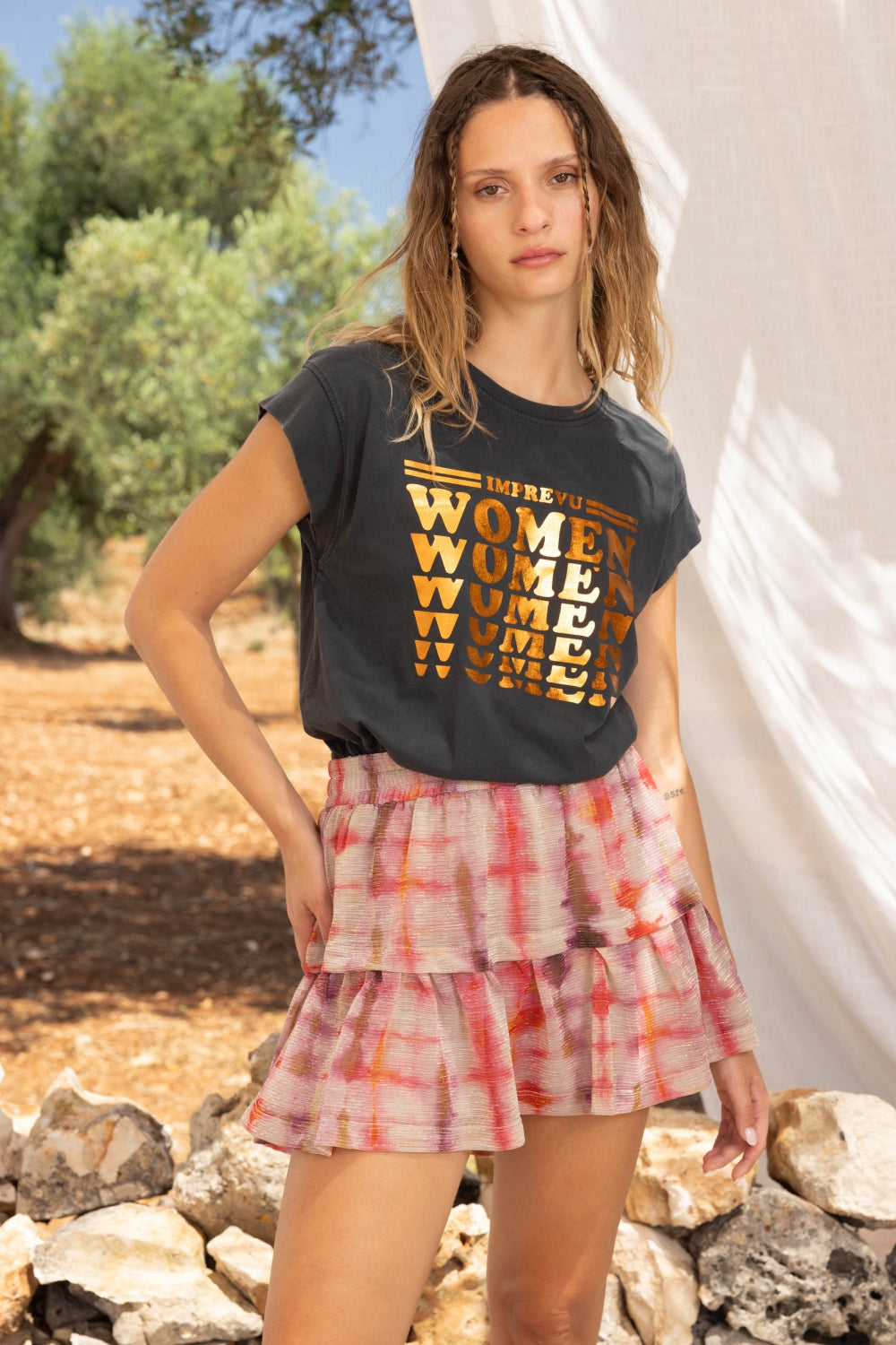 La Minifalda Lucia Tie And Dye