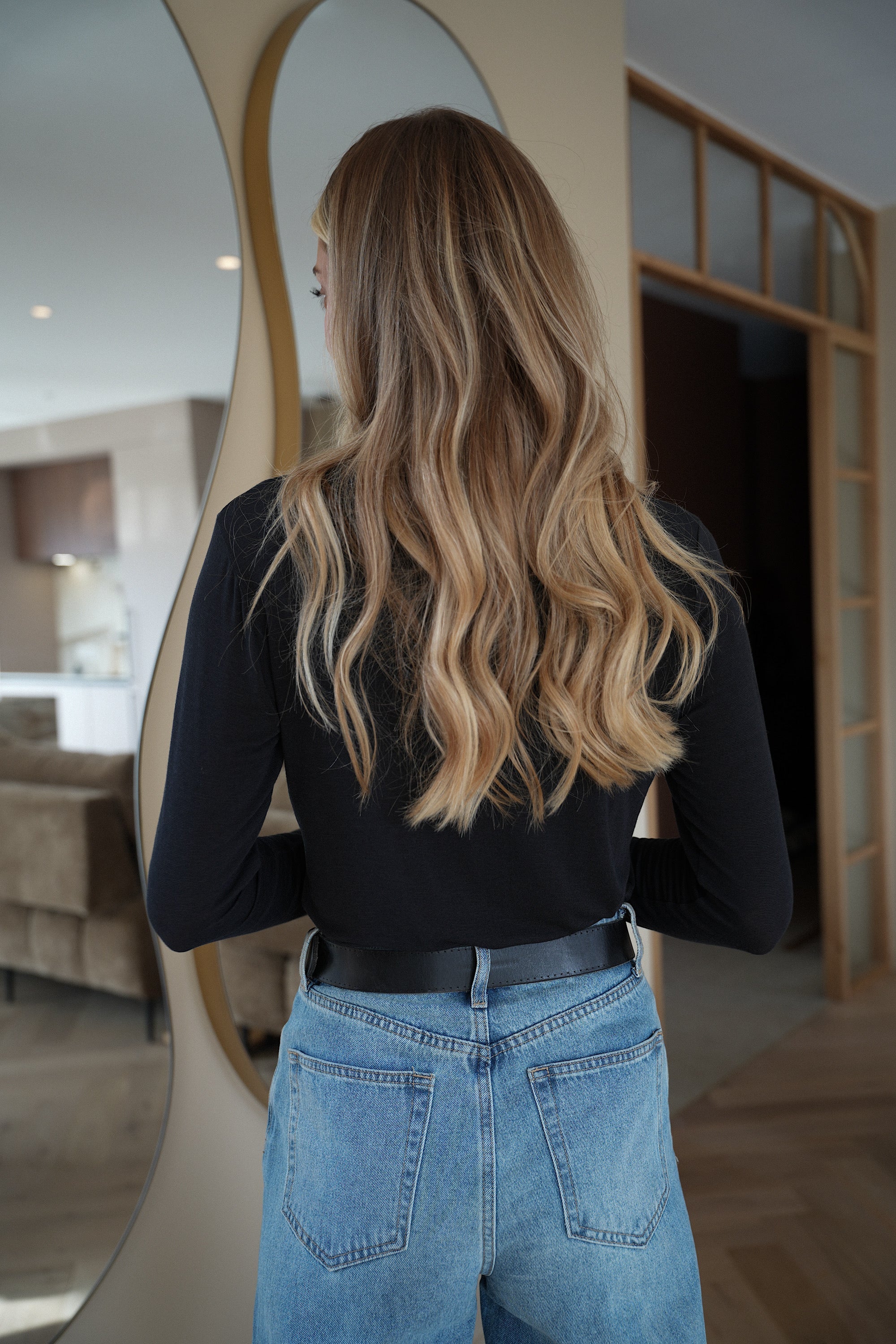 Pull Col Roulé Sima - Noir