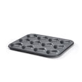 12-Tartlet Tray in Non-stick Steel - Ø 7 cm - 34 x 26 cm