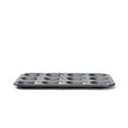 12-Tartlet Tray in Non-stick Steel - Ø 7 cm - 34 x 26 cm