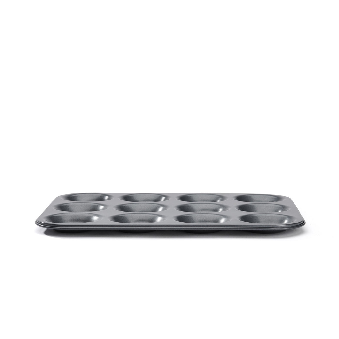 12-Tartlet Tray in Non-stick Steel - Ø 7 cm - 34 x 26 cm