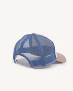 Cappellino écru e viola