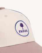 Cappellino écru e viola